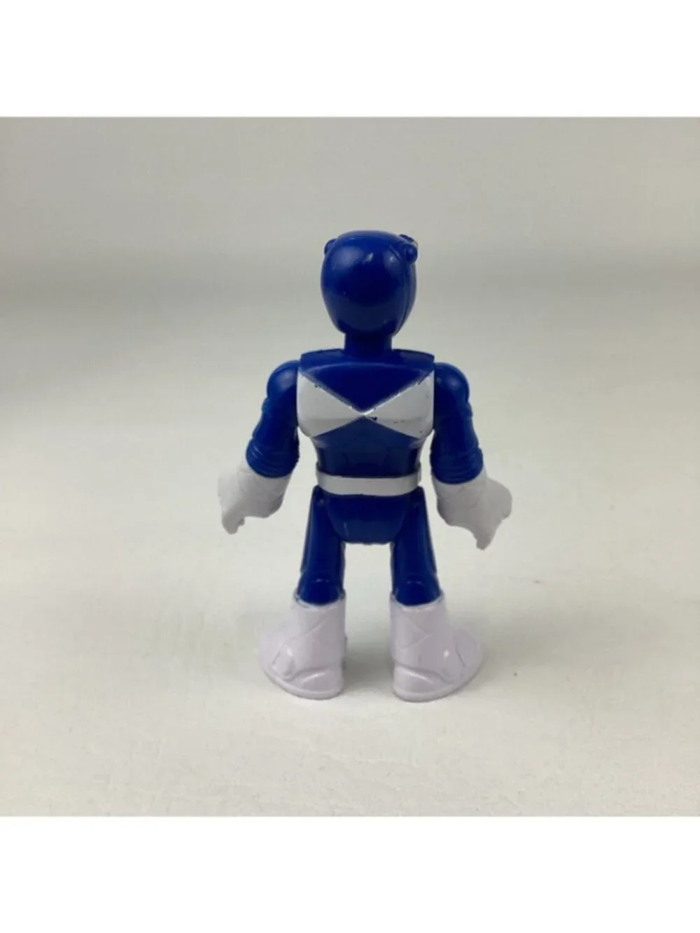 Power Ranger Imaginext Blue Ranger Figure Zord Gold Trim Lot 2015 Fisher Price